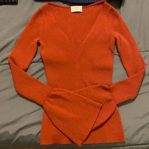 Aritzia Wilfred bell sleeve knit